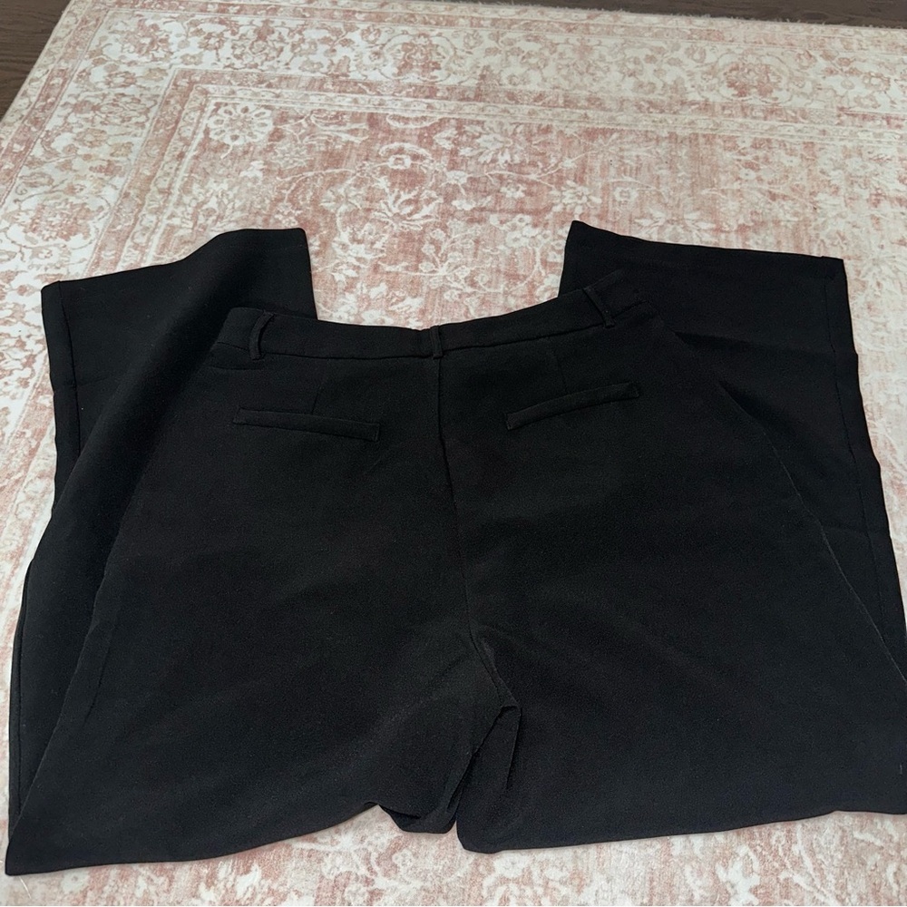 NWT High Waisted Wide Leg Black Dress Pants - Picture 16 of 16